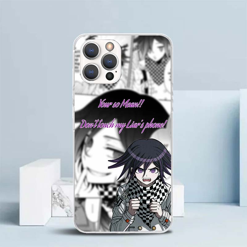 Danganronpa Kokichi Ouma Soft Cover for iPhone 16 17 Air 15 14 Pro Max 16E Phone Case 13 Mini 12 11 7 SE 8 Print Pattern Fit Cas