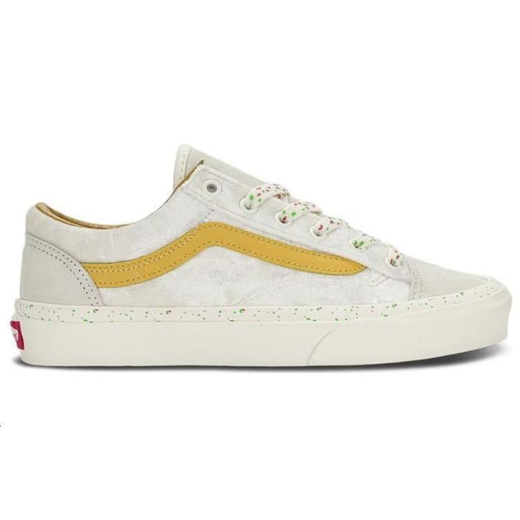 Vans Style 36 Leather Pop 'White Yellow' VN0A54F6D67