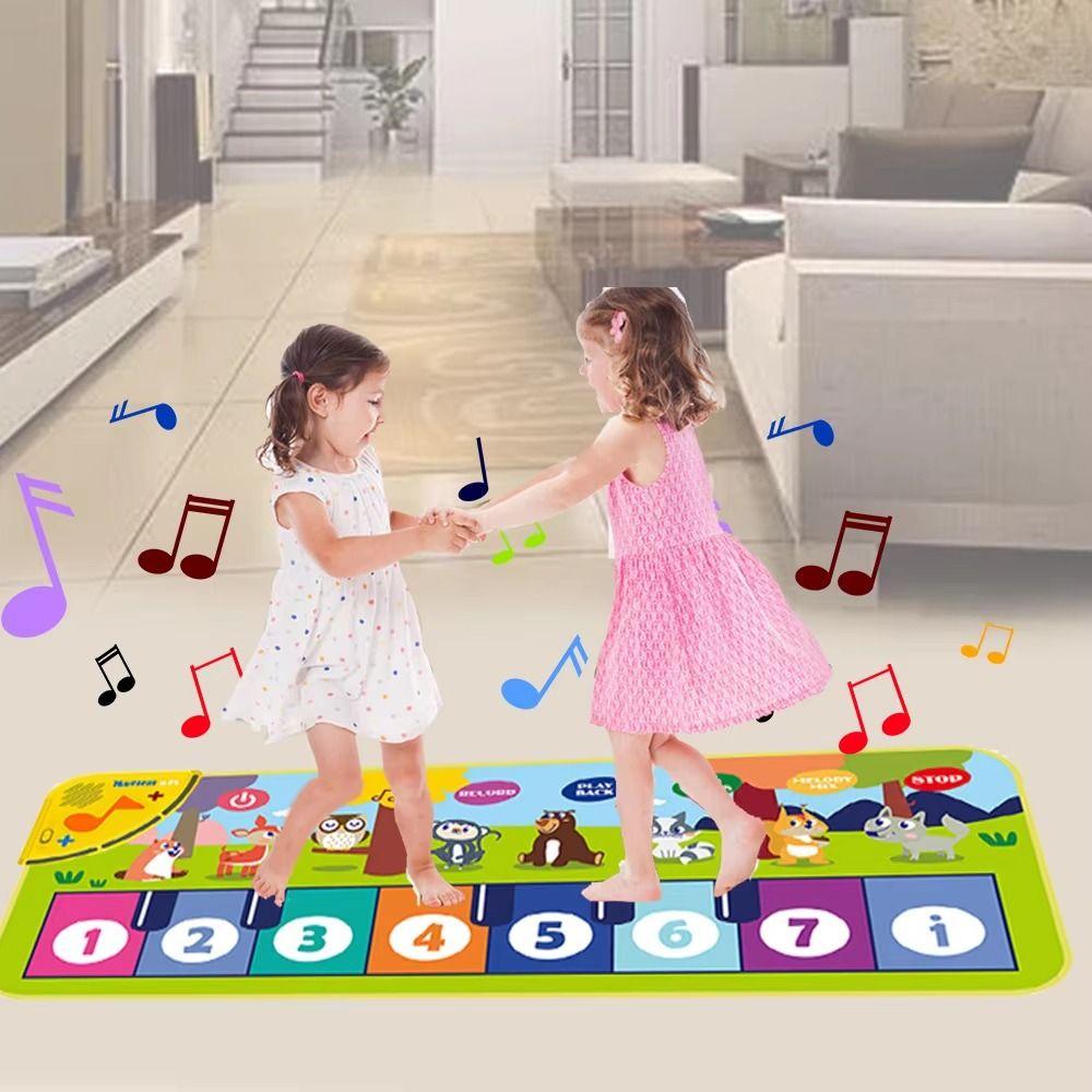 Multifunctional Floor Keyboard Dance Mat Early Education Electronic Musical Toys  Preschool