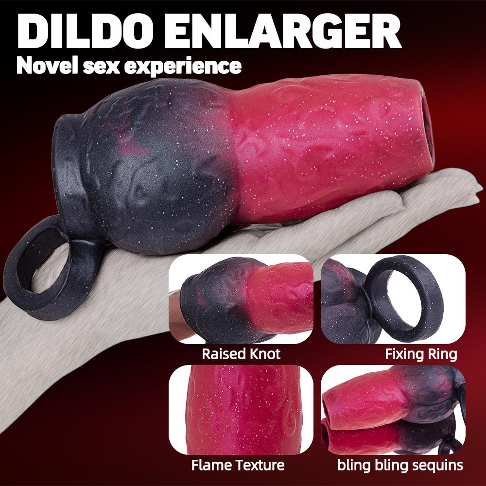 Cock Ring Gourd Penis Sleeve Semen Lock Delay Ejaculation Extender Penis Erection Intimate Couple Male Adult Sex Toys For Men Enhancing Intimate Goods