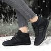 Warm Snow Boots Plush Cotton Shoes Non-slip Winter Outdoor Sneakers Ankle Boots Barefoot Walking Hiking Sports Shoes