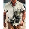 Camisa Hawaiana de Manga Corta para Hombre Diaria Camisa de Manga Corta para Entusiastas del Béisbol Camisa Casual de Verano para Hombre para Exteriores