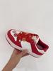 AJ 2025 Bridal & Sports Sneakers: Women's Red Two-Wear Wedding Shoes & Men's Couple Style