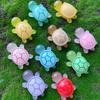Mini Luminous Turtle Figurines Micro Landscape Resin Crafts Glowing Tiny Turtle Miniatures DIY Garden Decoration Ornaments Gift