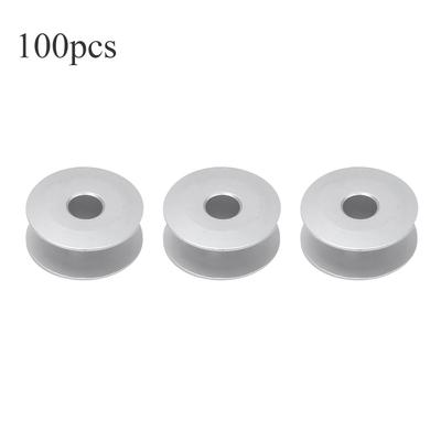 100Pcs Bobbin High Quality Aluminium Oxide Sewing Embroidery Machine Accessories