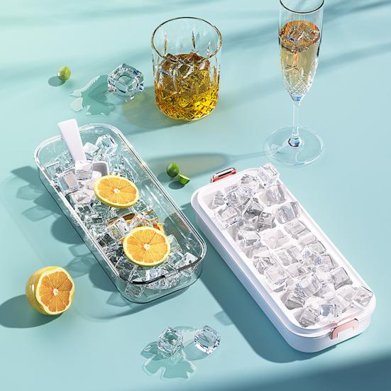

1 компл. лоток для кубиков льда, легко разбирается, кухонный инструмент, пластиковый холодильник, лоток для кубиков льда, легко чистится, пластик «сделай сам»
