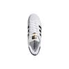 adidas Superstar White Black Unisex Sneakers Cloud-White Core-Black C77124