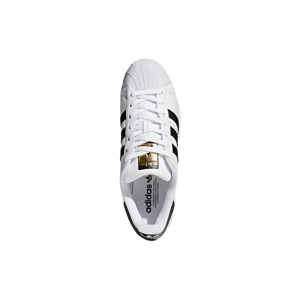 adidas Superstar White Black Unisex Sneakers Cloud-White Core-Black C77124
