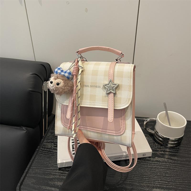 Schoolbag Foreign Style Simple Personality 1011 Spring New Bag Fashion Leisure Trend Backpack Women Niche Backpack