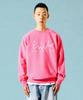 PHYSICAL DEPARTMENT Big Sign Logo Crewneck Pink