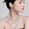 Sparkling Rhinestone Headwear Feathered Headgear Set Alluring Feathered Headband Comfortable for Halloween Singles Party