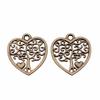 Charms Round Tree Of Life Pendants Vintage Jewelry Supplies QC109