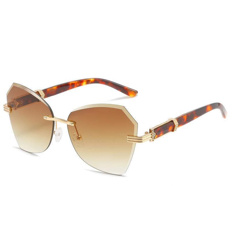 Lunettes de soleil tendance pour femmes, lunettes polygonales pour femmes