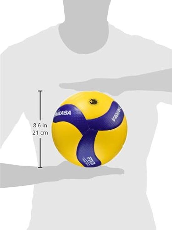 MIKASA Lightweight Certified by the Japan Volleyball for Elementary School Recommended Internal Pressure Volleyball, No. 4, Association, Students,