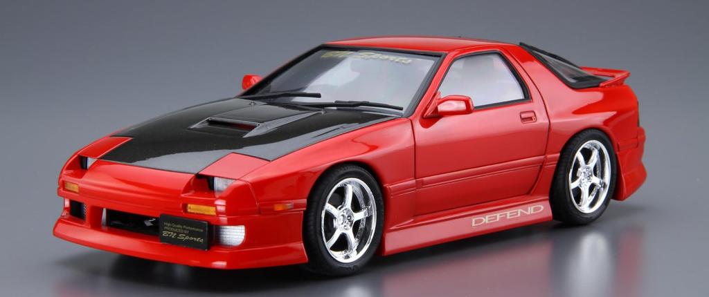 Aoshima Bunka Kyozai The Tuned Car Series 40 Mazda BN Sports FC3S Plastic Model (AOSHIMA) 1/24 No. RX-7 '89