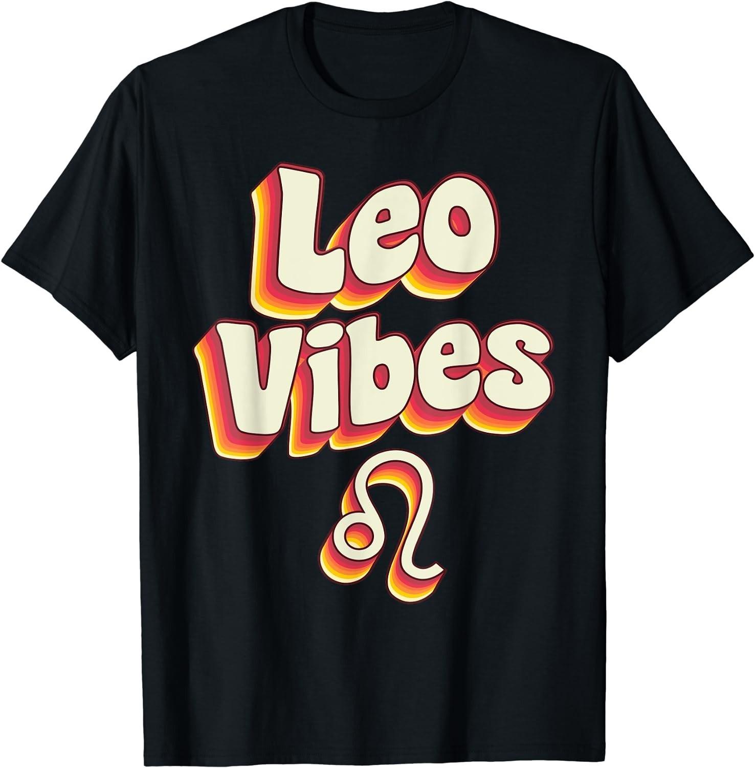 NEW LIMITED! Retro Leo Zodiac Sign astrology July Birthday Tee - MADE IN USA XXL