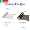 For GAC AION UT 2025 Pre Cutting Car Headlight Protective Car Repair Film Smoked Black Transparent TPU Anti-scratch Sticker
