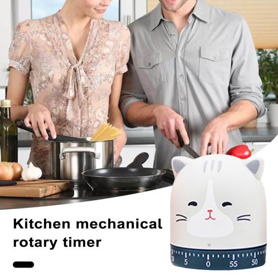 Kreslený mechanický časovač Rozkošný vzhled Kompaktní Není potřeba baterie Snadná obsluha Manuální odpočítávání