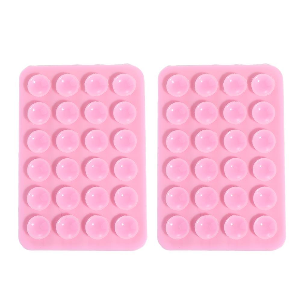 Backed Adhesive Square Phone Mat Wall Stand Mat Phone Suction Pad Suction Cup Mat Mobile Phone Holder Suction Phone Holder