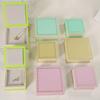 Square Jewelry Storage Case with Sponge Portable Travel Jewelry Box  Vanity Gift