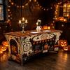 Halloween Printed Stretch Tablecloth Milk Fabric Outdoor Party Decor