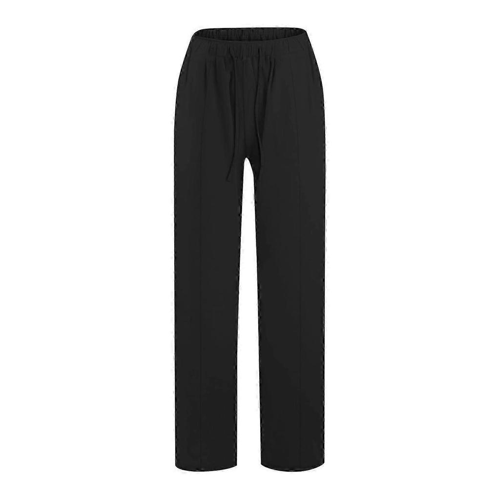 women linen pants summer wide leg loose casual cotton palazzo
