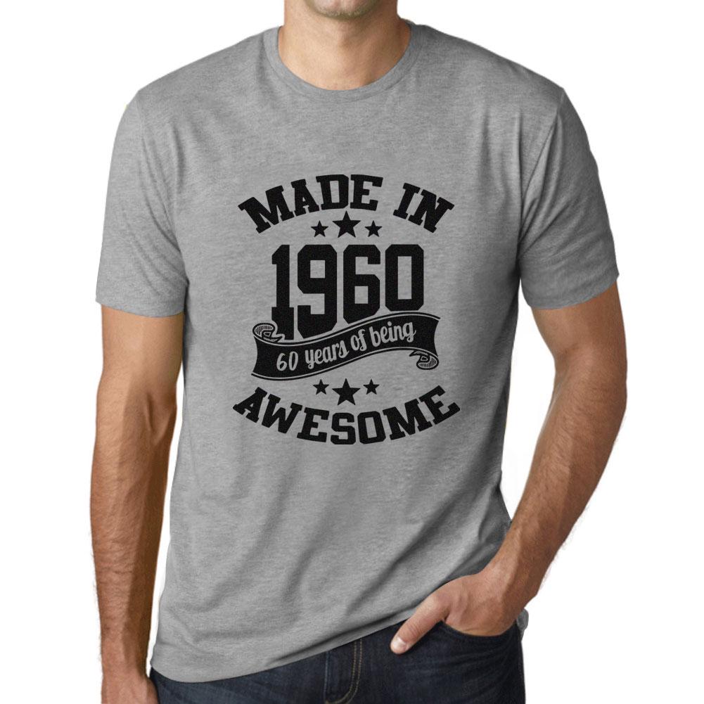Ultrabasic Homme T-Shirt Graphique Made in 1960 Idee Cadeau T-Shirt Pour Le 60e Anniversaire Army