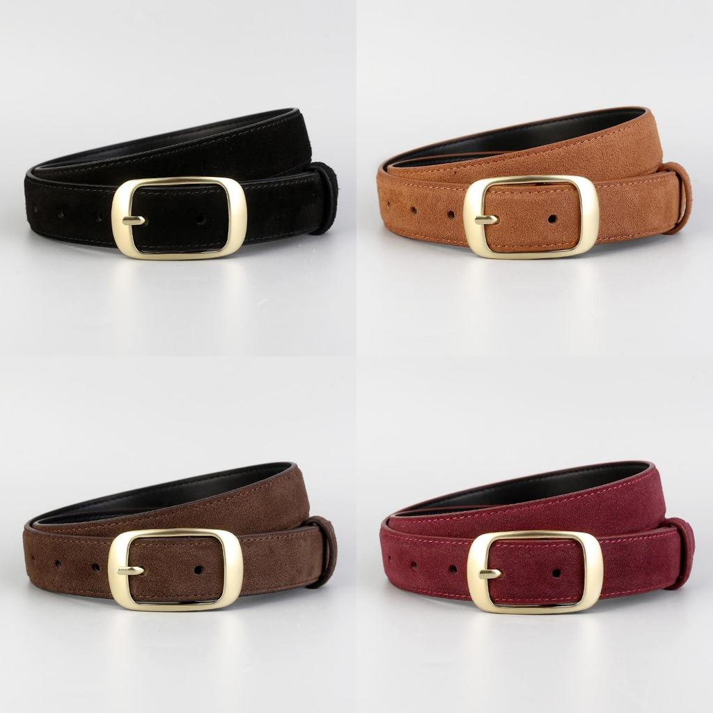 Classic Genuine Leather Waist Belt For Women With Pin Closure For Jeans And Formal Use