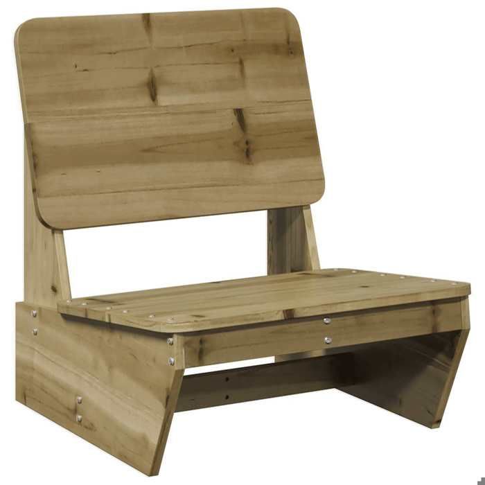 VidaXL Chaise de jardin 60x64x70,5 cm bois de pin imprégné, siège de jardin, chaise d'extérieur, chaise de balcon, chaise de 859311