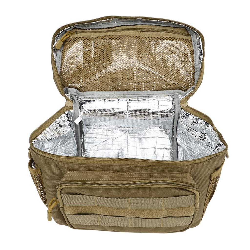 Isolierte Lunchtasche Große Kapazität Tragbare Lunchbox Verdickte Auslaufsichere Umhängetasche für Frauen Männer Büroangestellte