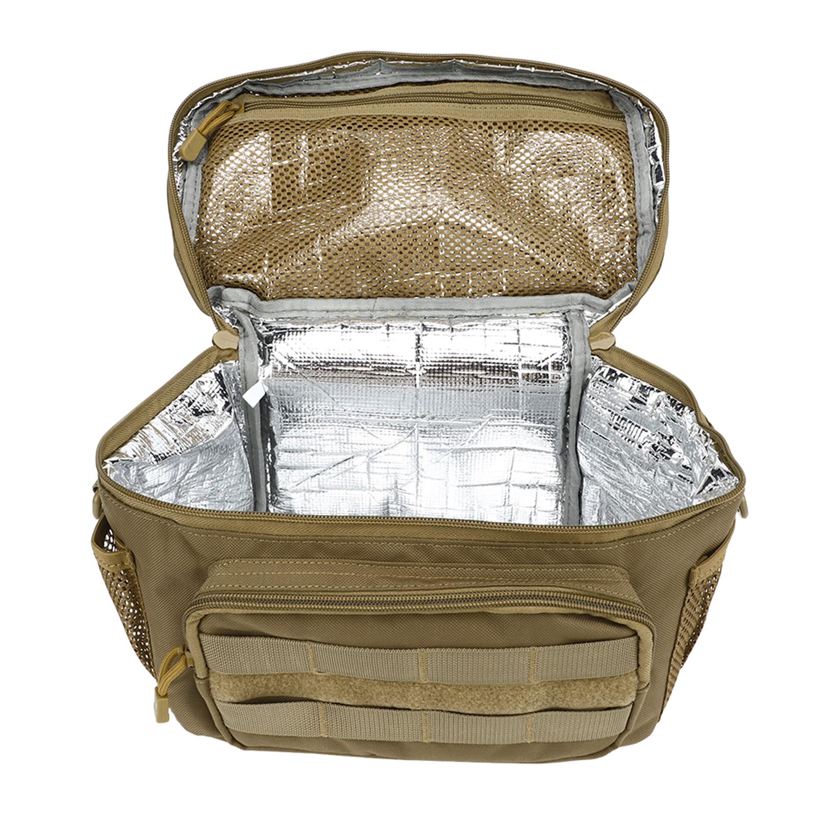 Изолированная сумка-ланчбокс большого объема, портативный ланчбокс, утолщенная, герметичная, на плечо, для женщин, мужчин, офисных работников