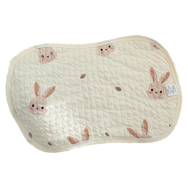 

Newborn Pillow Baby Head Pillow Breathable Pillow Stroller Pillows Baby Flat Pillow with Cute Pattern for Kid 0-3 Years 1