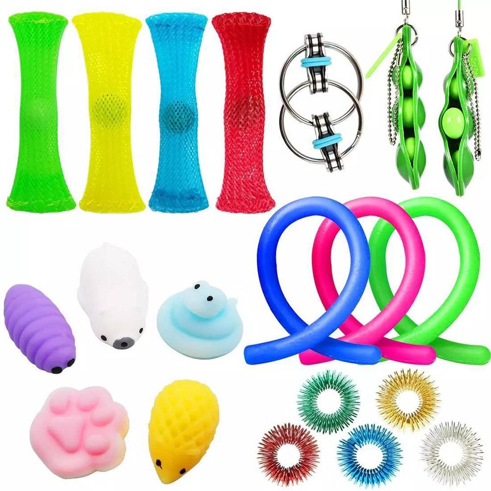 20 PCS Fidget Sensory Toys Set Autism Stress Relief Special Need ...