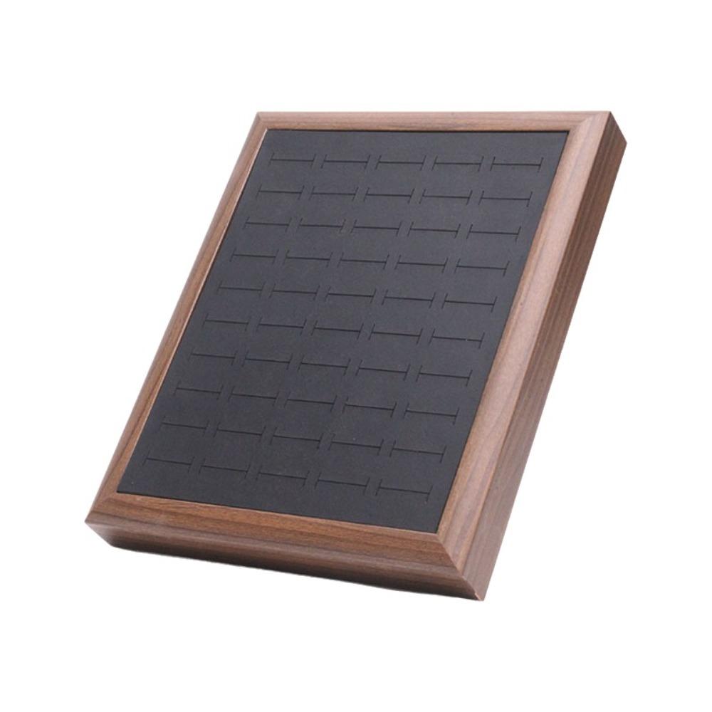 Elegant 50 Slot Rings Display Holder Ring Stud Earrings Cufflink Storage Rack  Photography Props Style 2