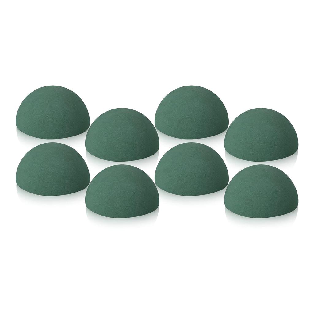Round Dry Flower Foam 8Pcs 9cm Floral Dry Foam Half Balls For Artificial Flower Plant Wedding Bouquets Party Decoration