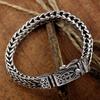 Bracelets Vintage Chaîne Os de Dragon Tressage Bracelet pour Femmes et Hommes Double Chaînes Boucle Peut Porter Bijoux de Banquet