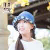 [creare KIKI] Women's Hat, Breton Hat, UV Protection, Small Face Effect, Made in Japan, Okayama Denim, Margaret, Mother's Day, Birthday Gift for Mom,