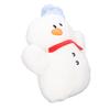 Snowman Plush Toy Soft Skin Friendly Washable Stuffed Snowman Doll Pillow Cushion for Christmas