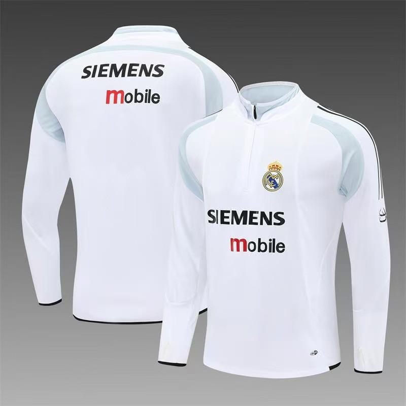 Retro Football Training Jersey Long Short Sleeve Team Sports Shirt Men Women