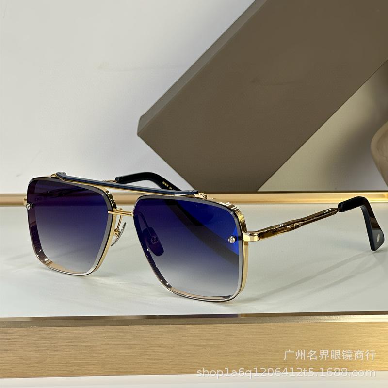 ANDITAGG sunglasses trendy men trimmed lenses UV protection sunglasses heavy industry glasses fashion mach six