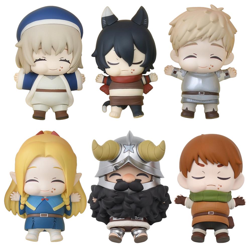 4Pcs/1Set Anime Delicious in Dungeon Figure Marcille Farin Raiosu Set Model Toy Desktop Car Ornament Doll PVC Action Figure