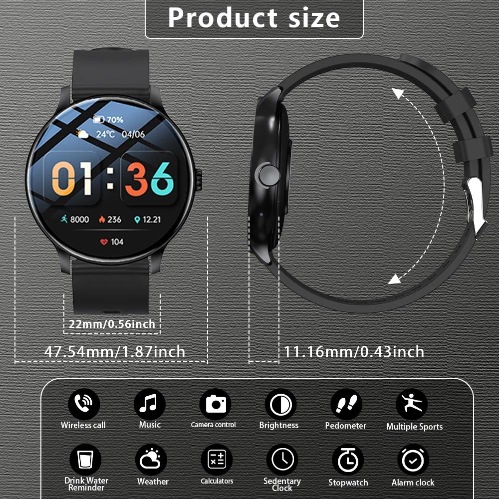Sports Smart Watch Men Woman Gift Bluetooth Call Sport Heart Rate Fitness Tracker Smartwatch for Android IOS