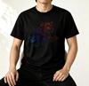 Groovy Protogen Brust Linienzeichnung Anime Grafik Unisex T-Shirt Streetwear Y2K Furry Cosplay Ästhetik Cyber Kawaii Gamer Kleidung T-Shirt