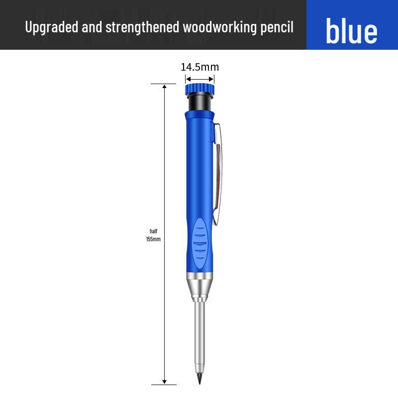 Profesjonalny ołówek stolarski do obróbki drewna z długim nosem do głębokich otworów z szybkoschnącym grafitem
