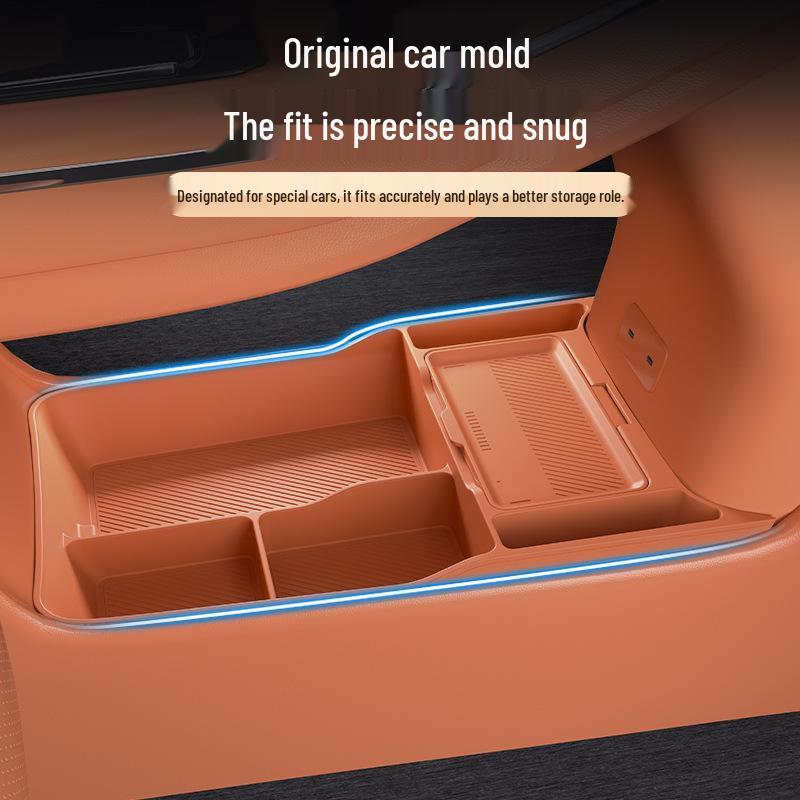 Silicone Storage Box for AITO M7 Gen 2 Center Console – Glasses Holder & Interior Accessory