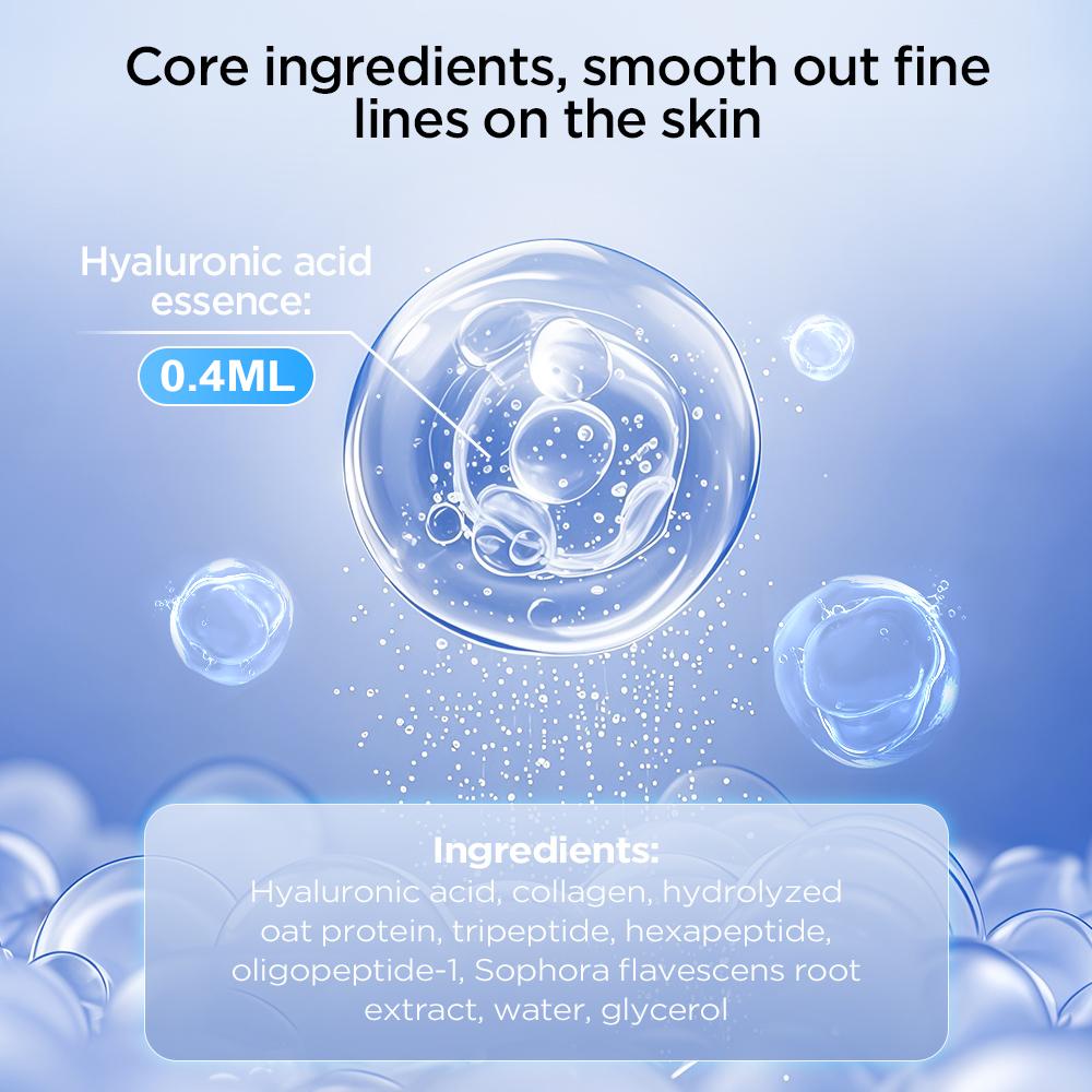 Koreanische Hautpflege Hyaluronsäure Mikronadeln Augenpads 10-100 Stück für Augenpflege Dunkle Ringe Feuchtigkeitsspendendes Unteraugen-Gel-Pad