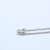 TIFFANY&Co. Pt950 By the Yard Single Diamond Pendant Necklace PlatinumUsed