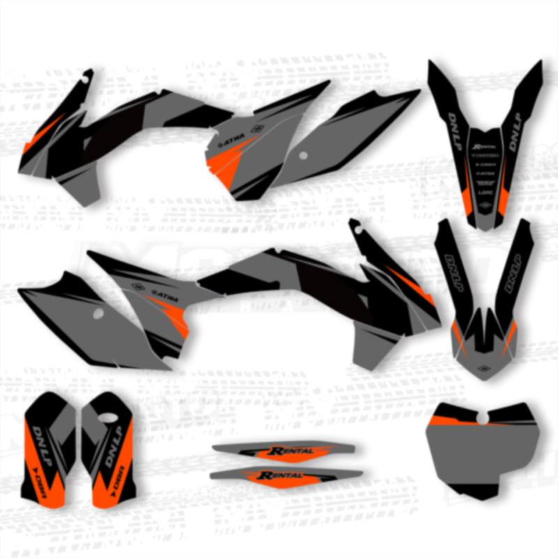 MCHMFG Fairing Graphics Decal Stickers For KTM SX SXF 2013 2014 2015 EXC EXC-F 125 250 300 350 450 2014 2015 2016