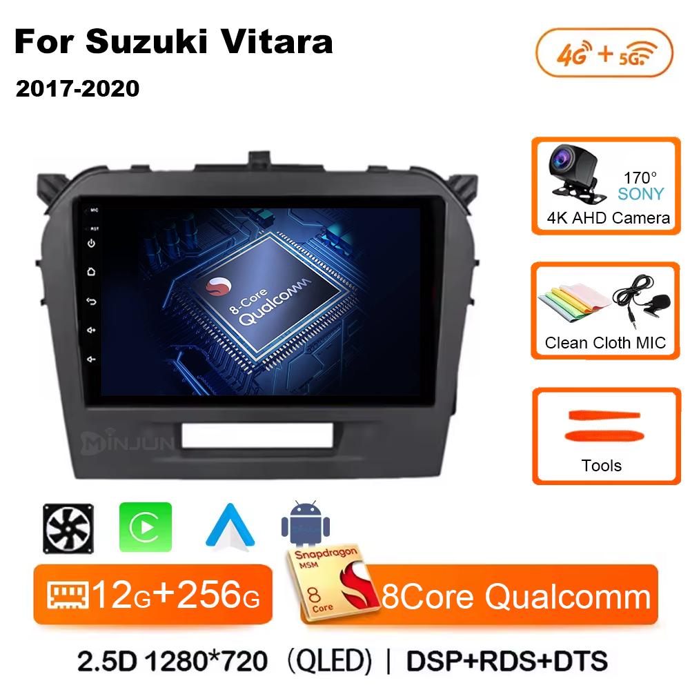 Android 14 Carplay Auto Qualcomm Car Radio Multimedia Player For Suzuki Vitara 2017 2018 2019 2020 Autoradio Stereo Head Unit