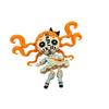 Halloween 3D Printied Double Ponytail Devil Girl Gothic Figure Alice Horror Doll Joint Movable Gift Creative Toy Table Ornament
